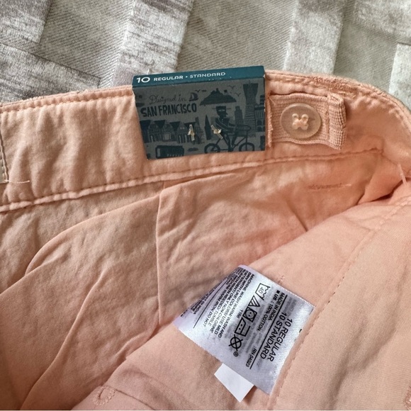 Old Navy girls pink eyelet flat front chino mini shorts size 10 NWT - Picture 8 of 10